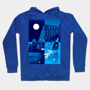 Fort Bridge at Night Hoodie